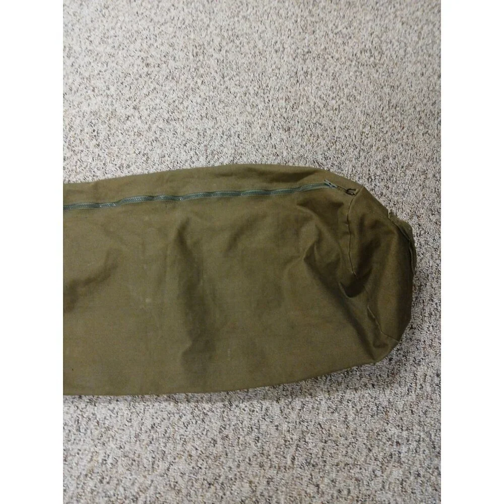 Vintage US Military Canvas Duffle Duffel‎ Bag Olive Green!!!